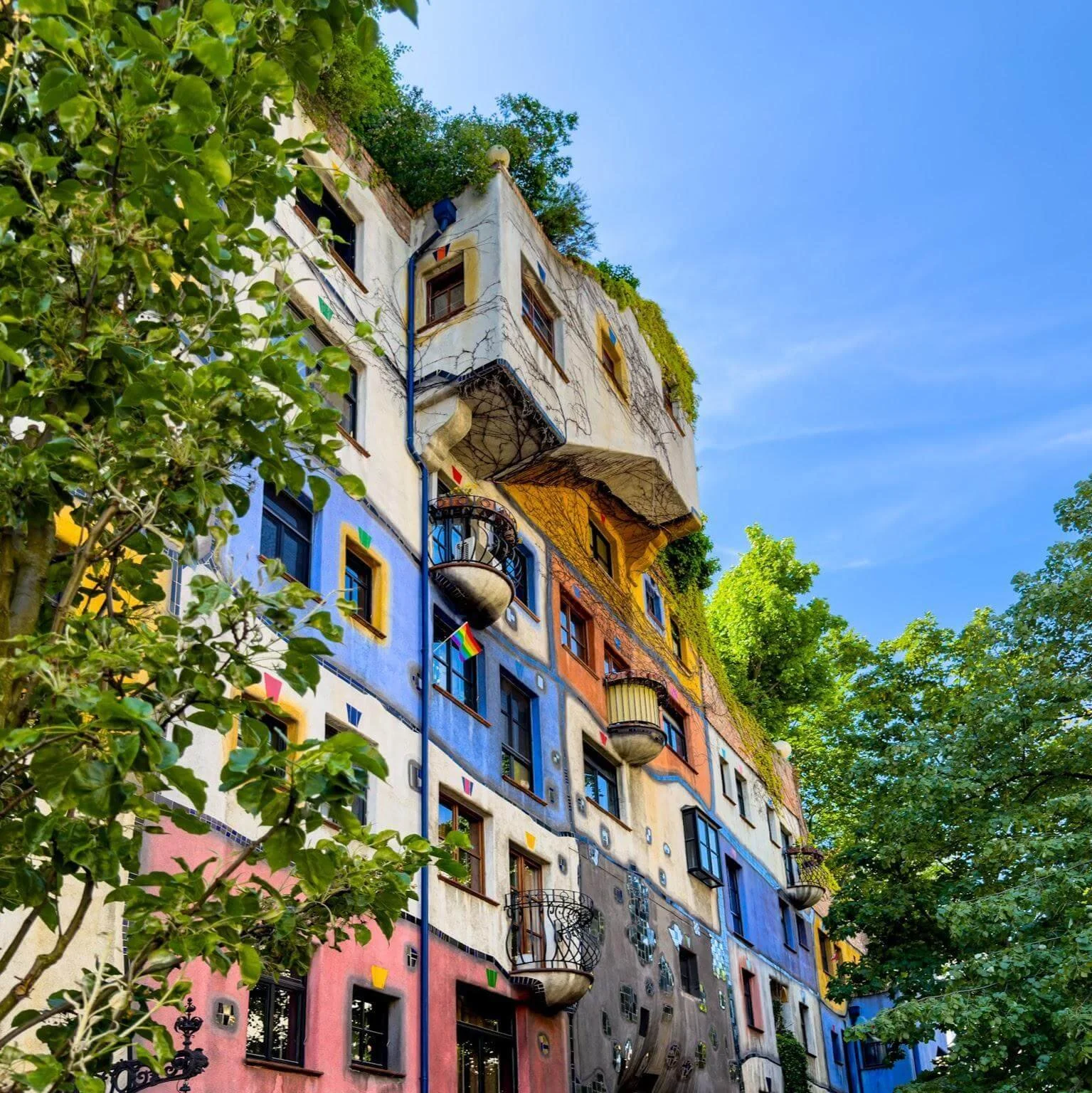 The Hundertwasserhaus in Vienna’s third district