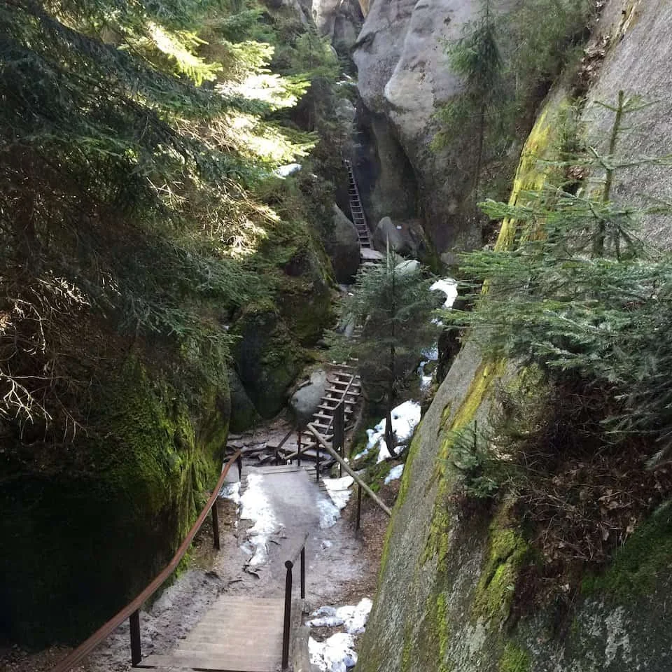 Wooden Stairs; (cc) by-nc squics.com