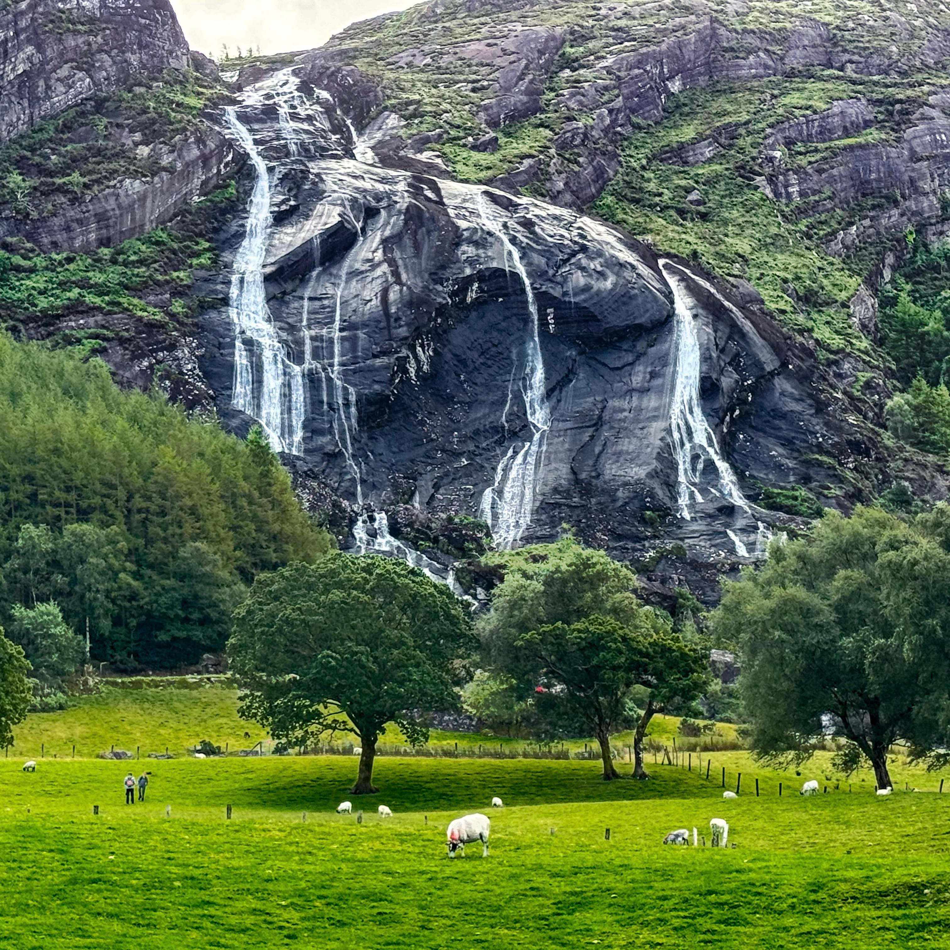 Gleninchaquin waterfall, Ireland