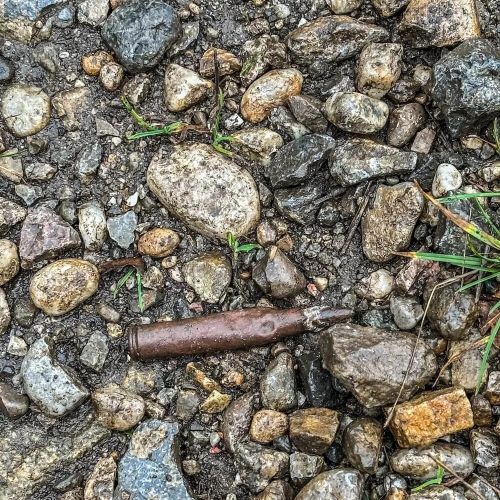 Abandoned WW2 Cartridge?