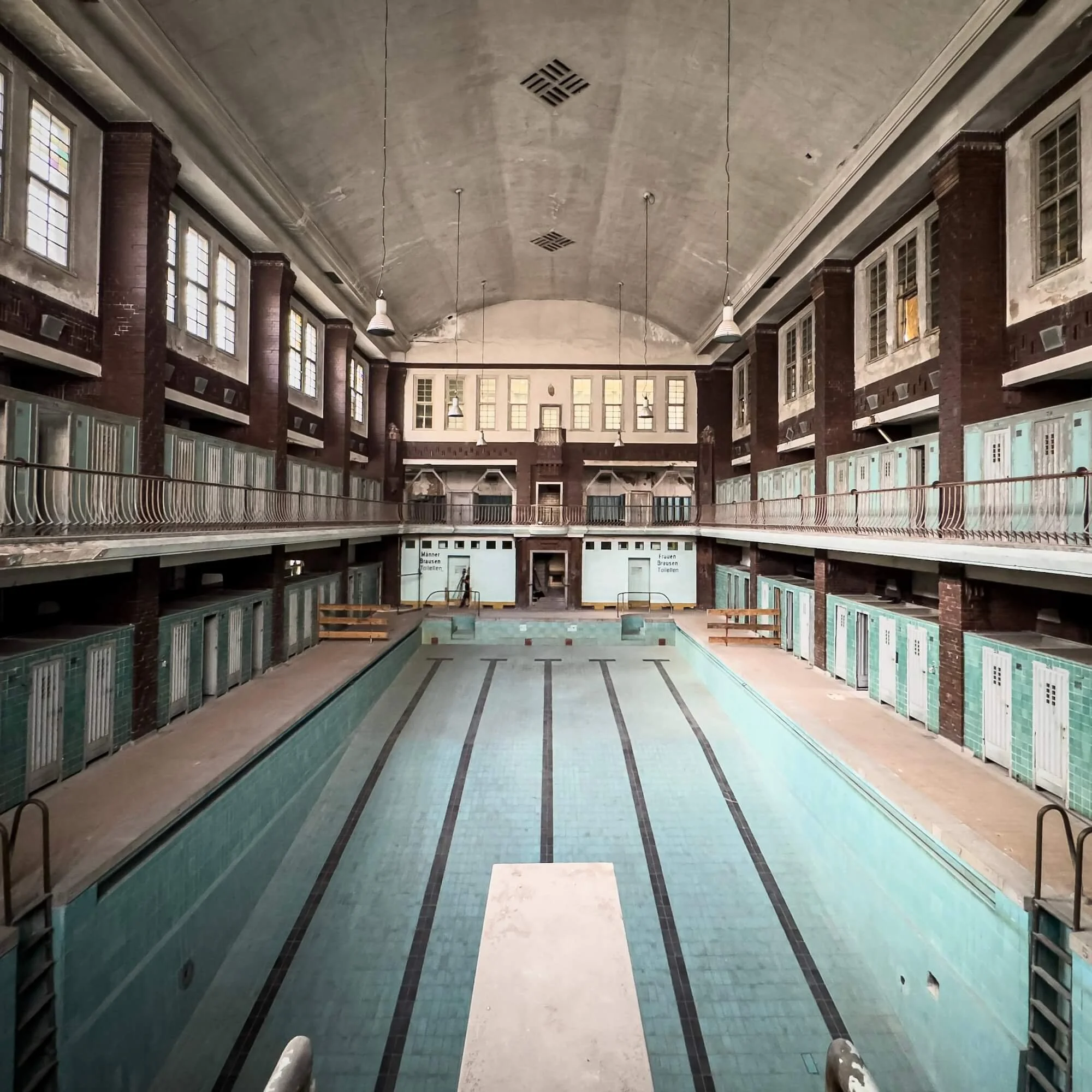 Men&rsquo;s pool at the Stadtbad Lichtenberg