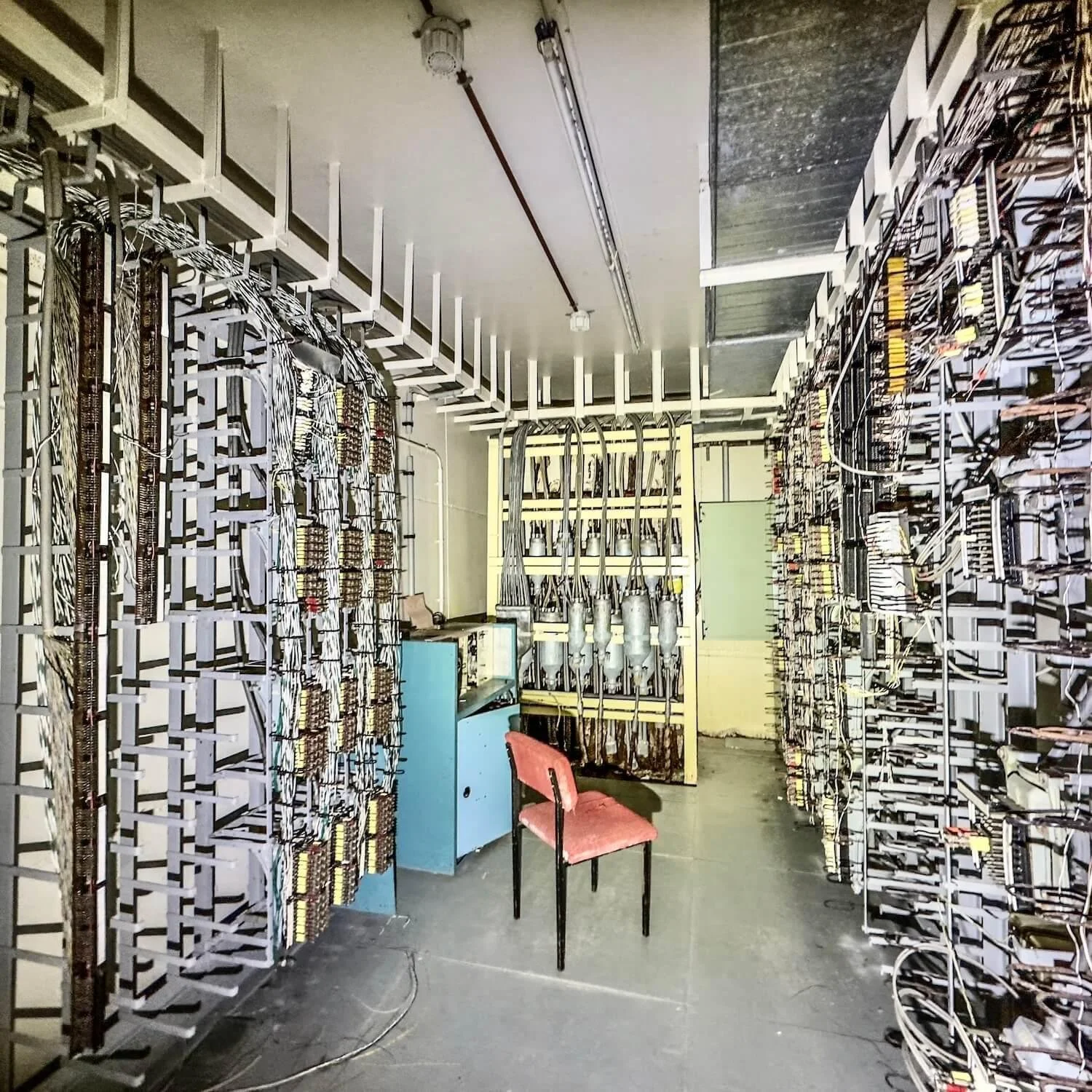 Technical room at the Bunker at Freudenberg