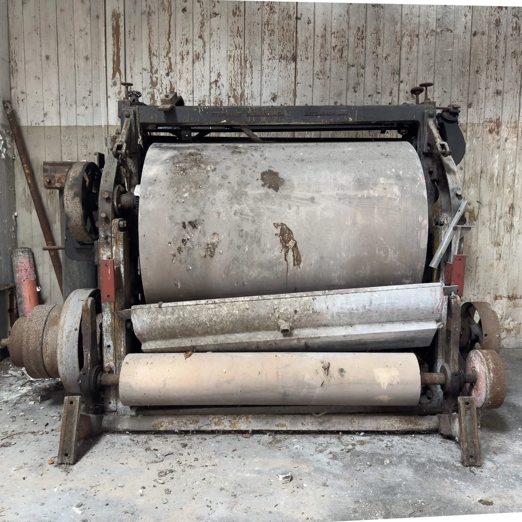 Old and unused paper machine