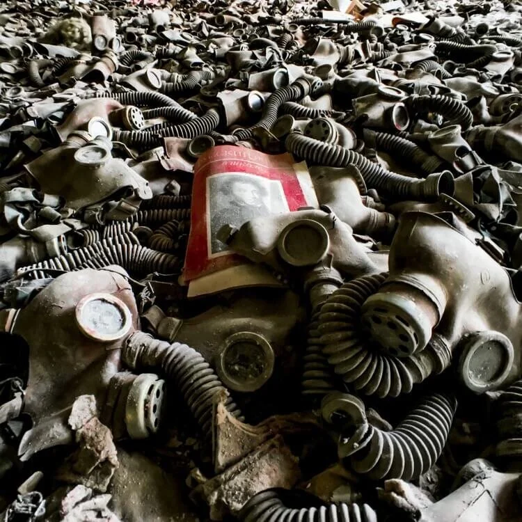 Gas Masks found in the School in Pripyat
