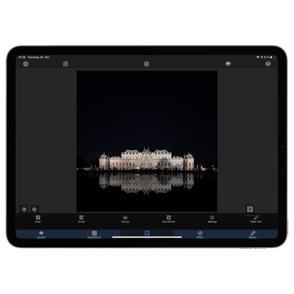 How to create a reflection with Superimpose