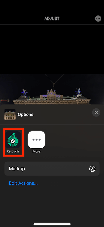 Launch TouchRetouch as a Photo Extension, Part 2