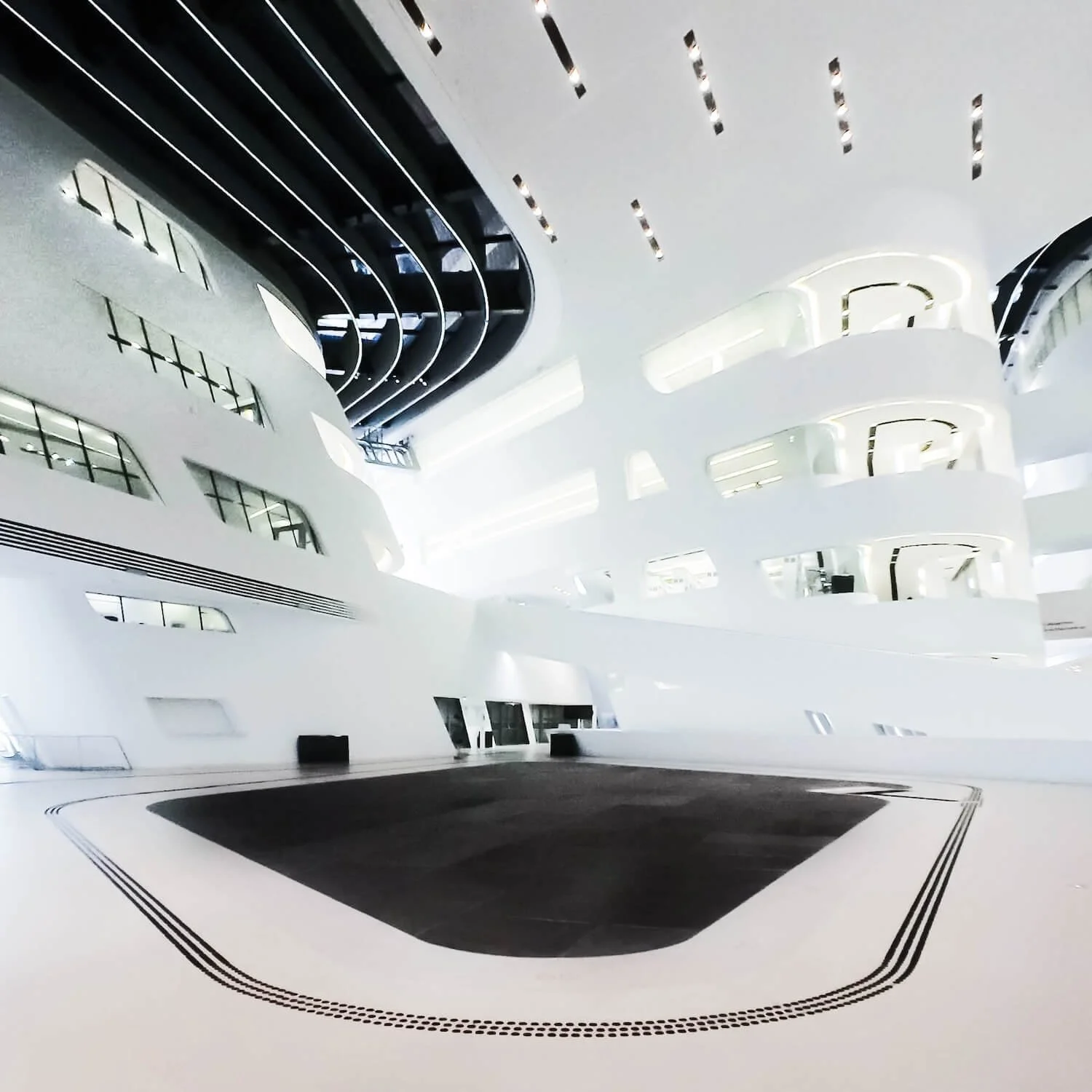 A High-Key edit take in a library in Vienna.