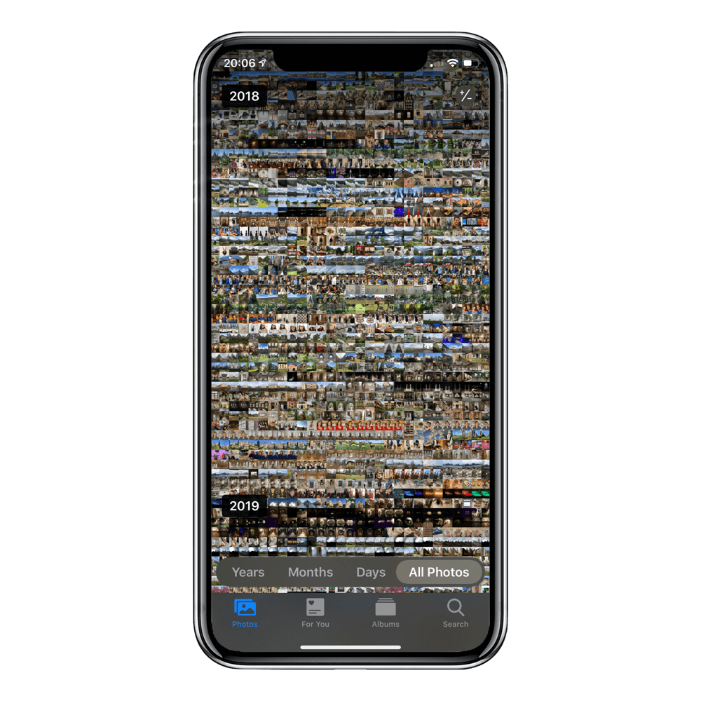 How to manage 25000+ photos with iPhone