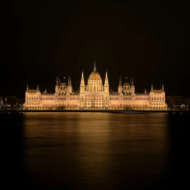 Final Photo of the Parliament in Budapest. Show on Slow Shutter Cam App. Edited with Lightroom Mobile