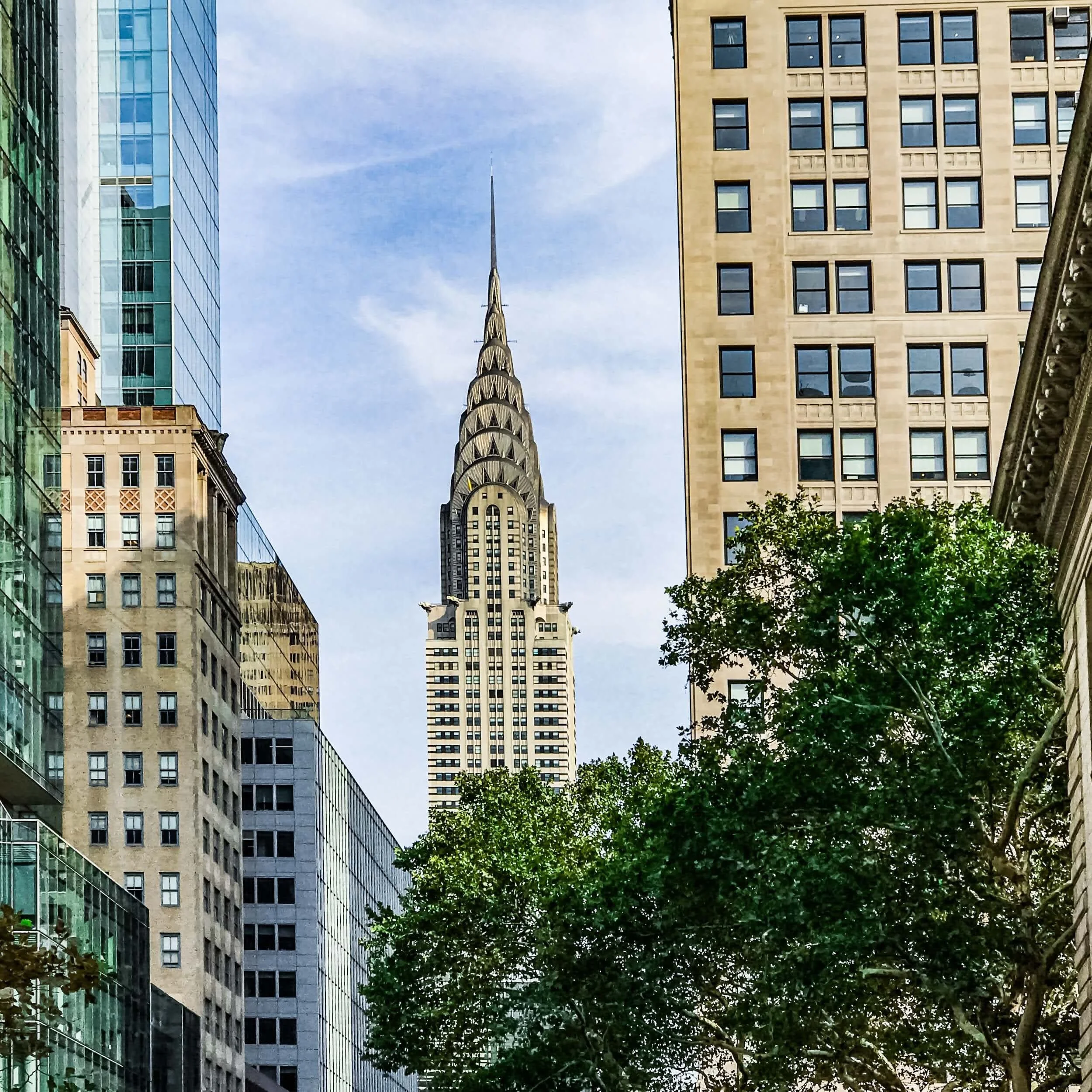 The Chrysler Building, captured using an architectural frame